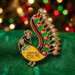 Peacock Shubh Labh with Swastik - Image 5
