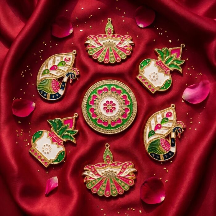Decorative Rangoli Set - 7 piece - Image 2