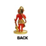 Back profile of Gold Plated Hanuman Idol