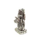 Silver Durga Idol on Lion Base – Lightweight Pure Silver Murti - Image 6