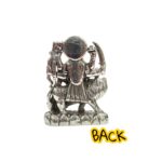 Silver Durga Idol on Lion Base – Lightweight Pure Silver Murti - Image 7