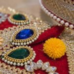 Decorated Karwa Chauth Thali Set with Lota and Channi - Image 3