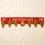 Handcrafted Bandhanwar for Diwali Decor | Embroidered Toran for Main door and Diwali Gift
