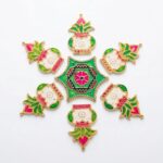 Decorative Rangoli Set - Kalash | 2 Colors - Image 3