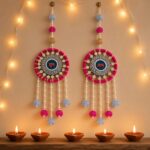 Beaded Shubh Labh Door Hanging – Set of 2 | - Image 3