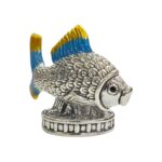 925 sterling silver fish statue