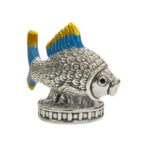 925 sterling silver fish statue