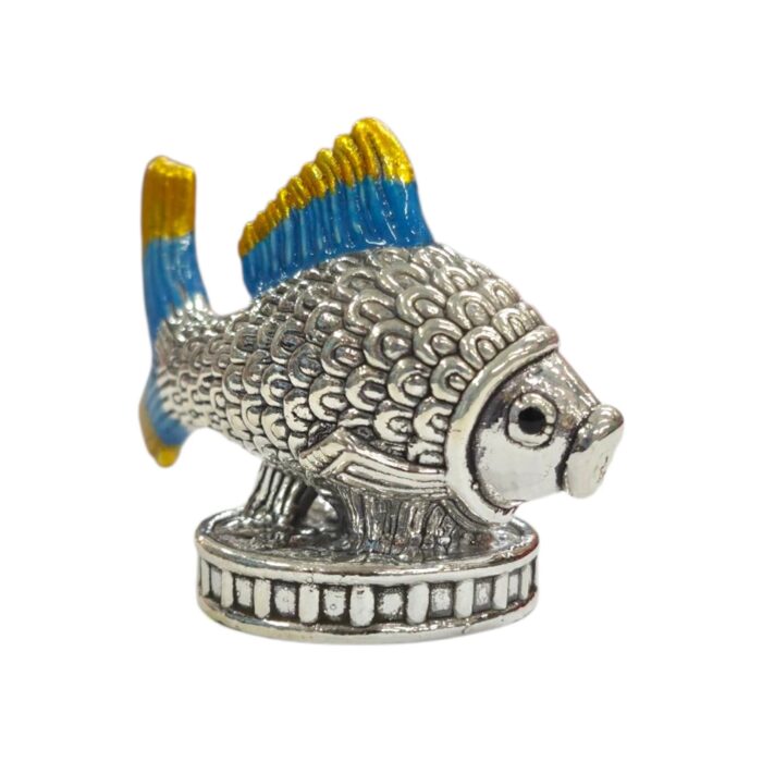 925 sterling silver fish statue