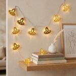 Led lights for Diwali with Golden Diya |
