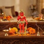 24k Gold Plated Hanuman Idol for Home mandir and Gift