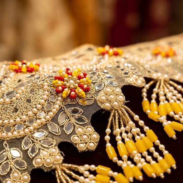 Premium Zari mirrorwork toran for Diwali Decorations in Canada