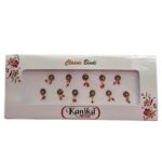 Kanika Maroon & White Pearl Ghungroo Bindi