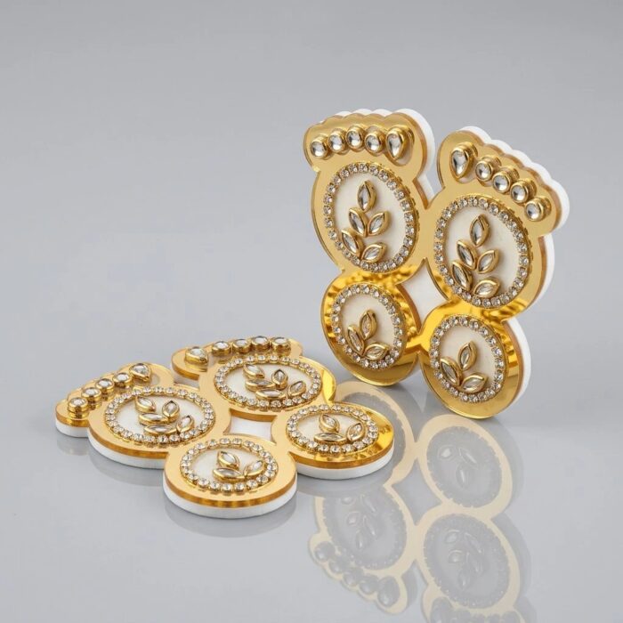 Premium Lakshmi Charan Paduka for Diwali Decor