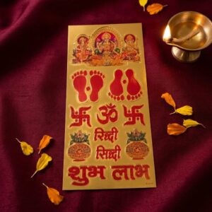 All stickers for Diwali - Gold foil sticker pack
