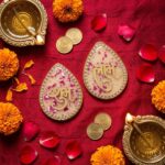 Pink Shubh Labh Diwali Decoration