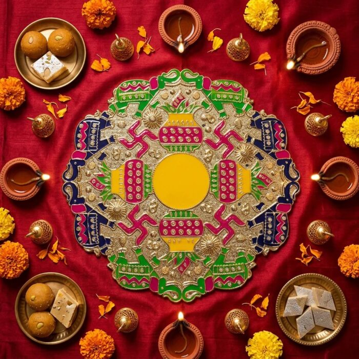 Decorative Rangoli Center piece - Image 2