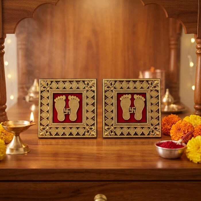 Lakshmi Charan Paduka - Set of 2