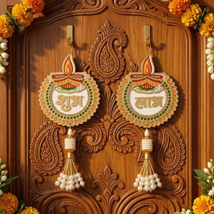 Shubh Labh Hanging - Diya - Image 2
