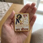Close up of Shubh labh with shri ram