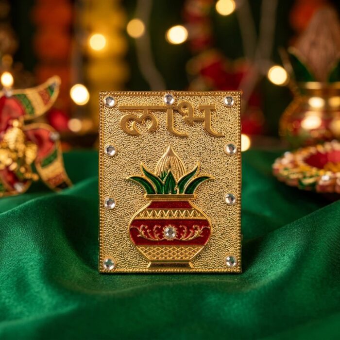 Close up of Labh stick on for Diwali Decoration