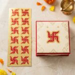 12 pc Swastik gold foil sticker sheet